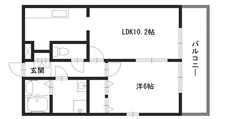 【姫路市飾磨区構のアパートの間取り】