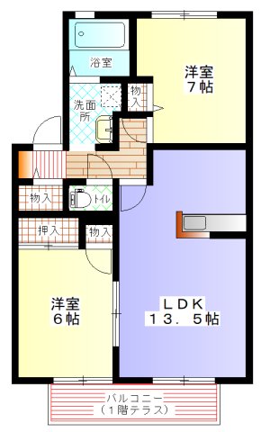 セジュールエルの間取り