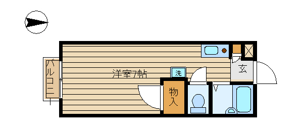 コートヴィレッジの間取り