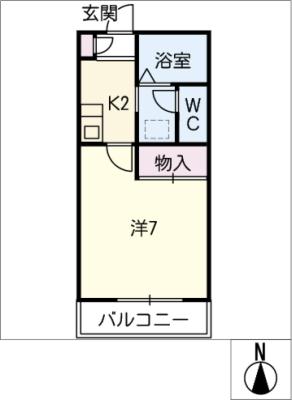 ヒルズ楽園の間取り