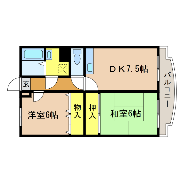 パークビューマンションIIの間取り