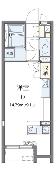 レオネクストクレールIIの間取り