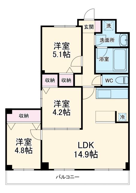 Ｆｒｅｅｓｉａの間取り