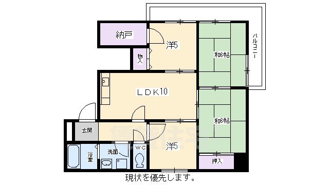 U residence京都三条の間取り