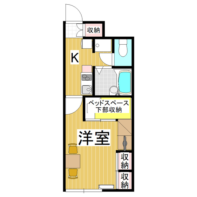 レオパレス穂高の間取り