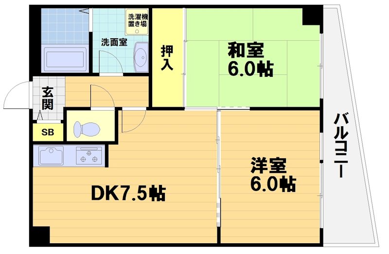 エル・カーサーの間取り