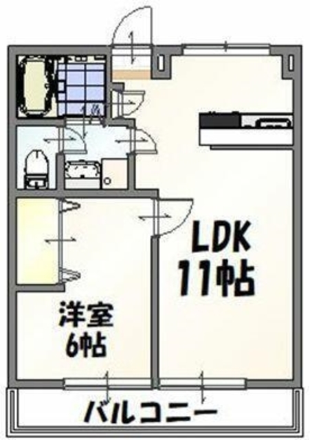 松栄マンションの間取り