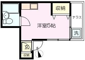 中野区本町のアパートの間取り