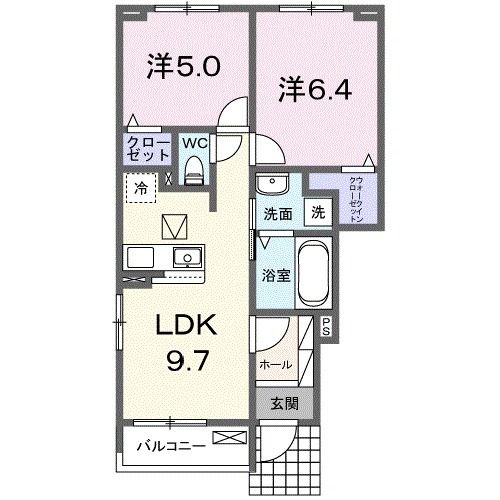 サンセットコースト弐番館の間取り