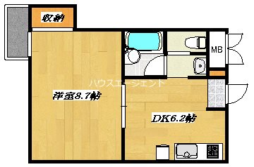 サンフラワー第６の間取り