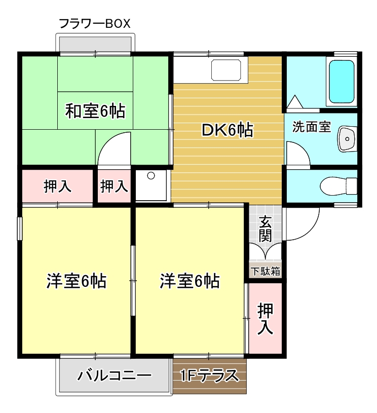 ヴィラアスカIIの間取り