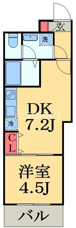 千葉市中央区蘇我のマンションの間取り