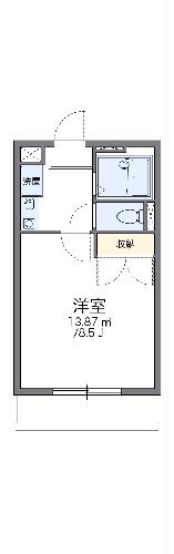 レオパレス忠雅の間取り