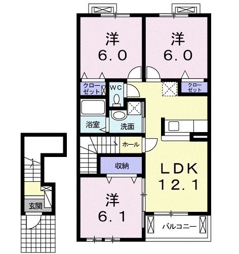 カルム・アンジュの間取り