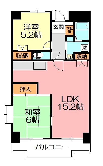 タウンコート湘南の間取り