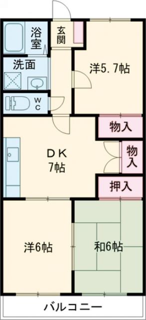 オステンハイムの間取り