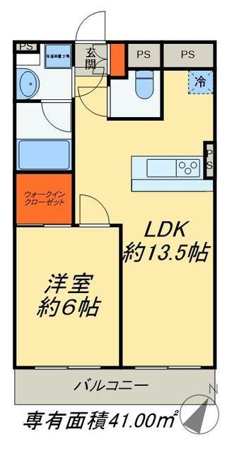 台東区千束のマンションの間取り