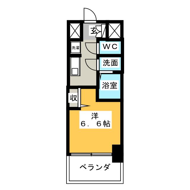 エステムコート名古屋グロースの間取り