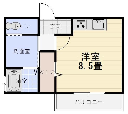 Ｄ‐ｒｏｏｍクロスの間取り