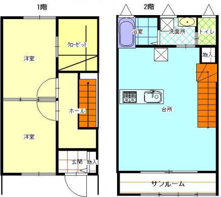 エルウッド26　B棟の間取り