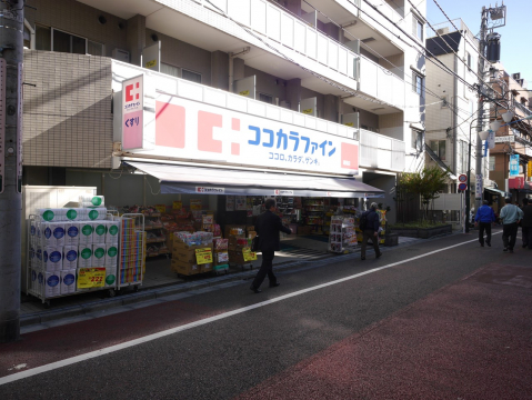 【新宿区片町のマンションのドラックストア】