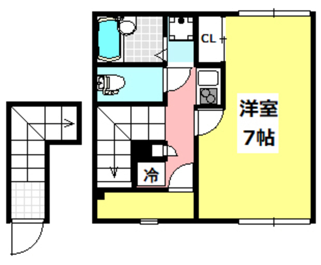 【レオネクスト一津屋の間取り】