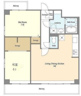 【江東区亀戸のマンションの間取り】