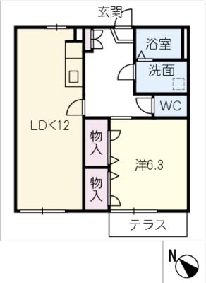 シェトワ平塚の間取り