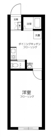 【豊島区目白のマンションの間取り】