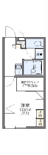 レオパレス花水木の間取り