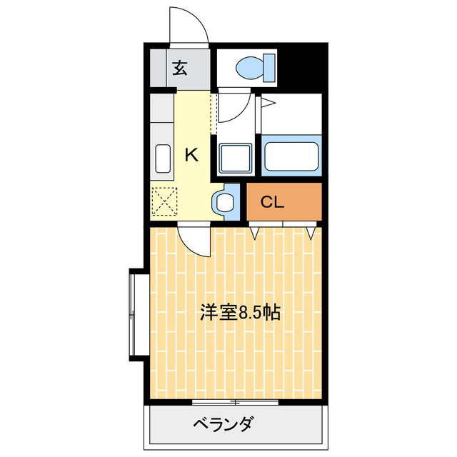 磐田市天龍のマンションの間取り