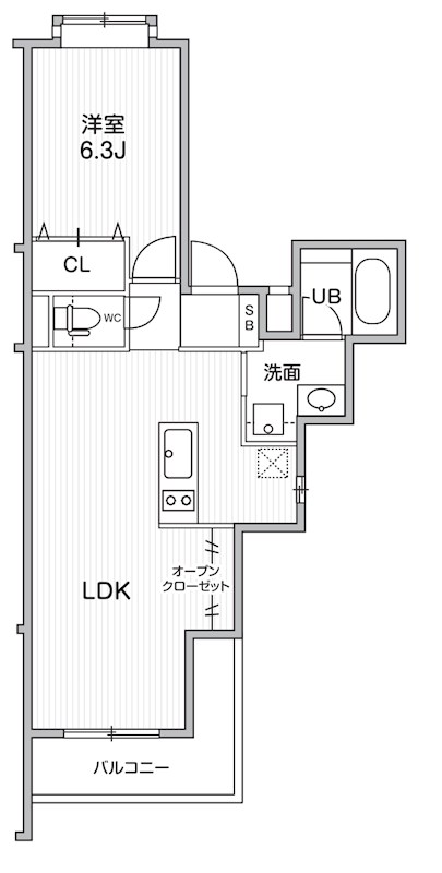 練馬区豊玉北のマンションの間取り