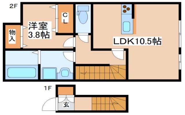 モスフロックス野村の間取り