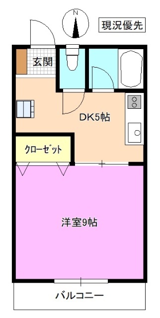 コーポ高山の間取り