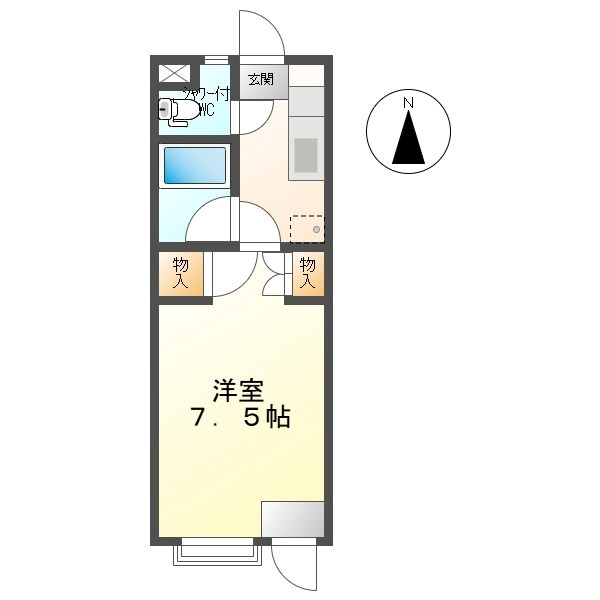 東御市滋野のマンションの間取り