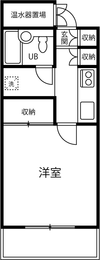 サンシャインビラの間取り