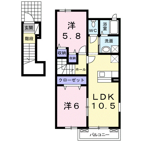 ヴァリエンテの間取り