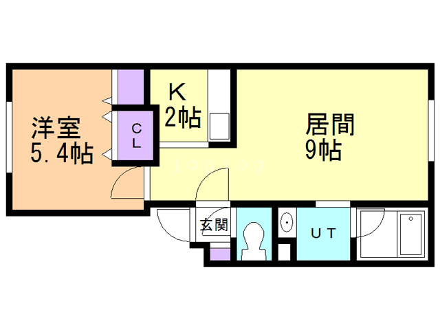 グローリー菊水上町の間取り