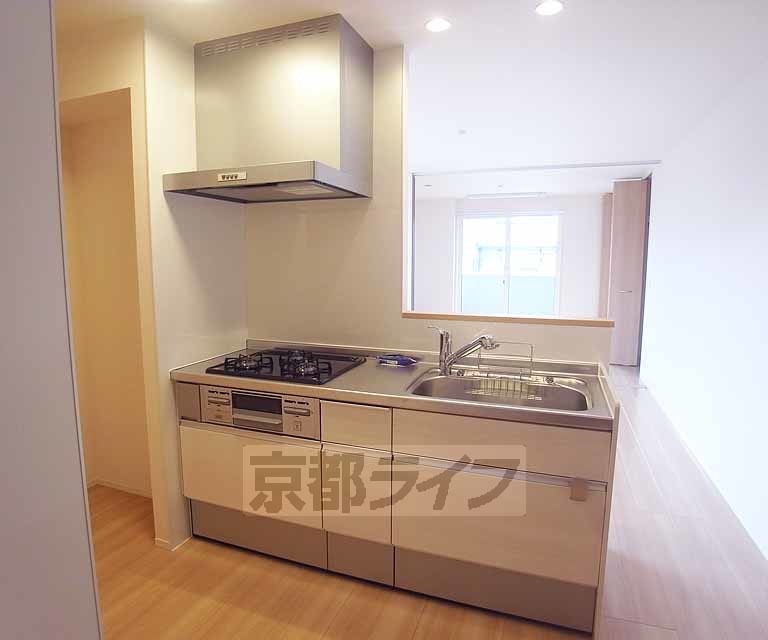 キッチン　お洒落なカウンターキッチン