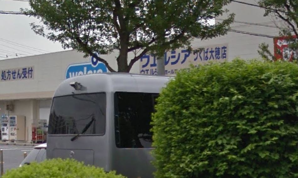 ドラックストア　ウエルシアつくば大穂店（ドラッグストア）まで653m