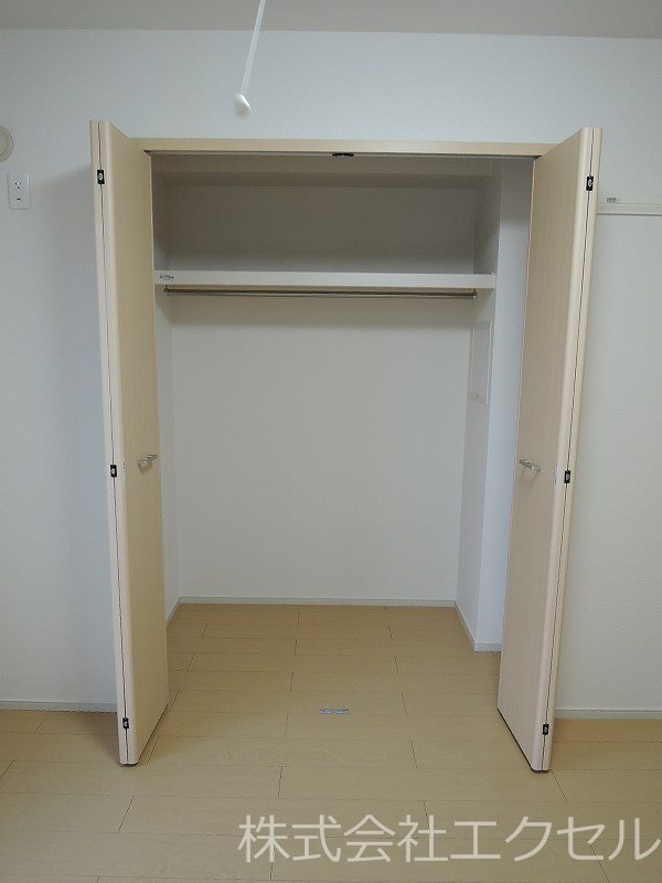 収納　収納完備でお部屋を広くお使いいただけます。