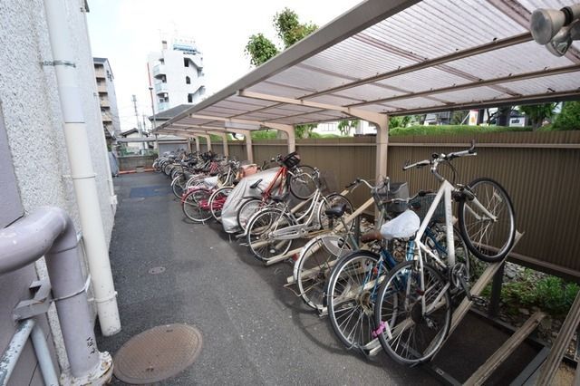 駐車場　駐輪場♪
