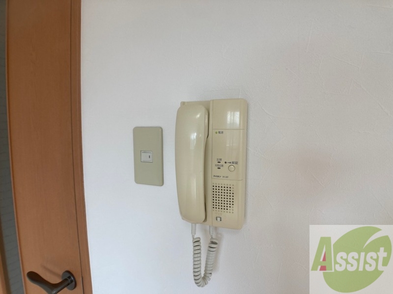 セキュリティ　インターホンは通話ができるので急な訪問があっても安心です