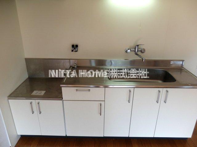 キッチン　ガスコンロ設置可能です♪