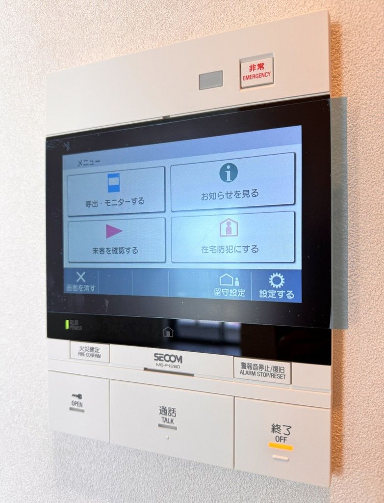 セキュリティ　TVモニタ付インターホン