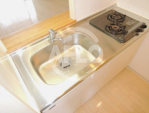 キッチン　南堀江アパートメントグランデ　　カウンターキッチン