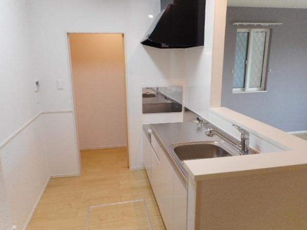 キッチン　ガスコンロ設置可！