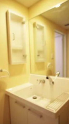 洗面設備　使いやすい洗面所です