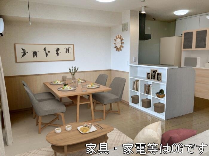 居室・リビング　家具・家電等はCGです