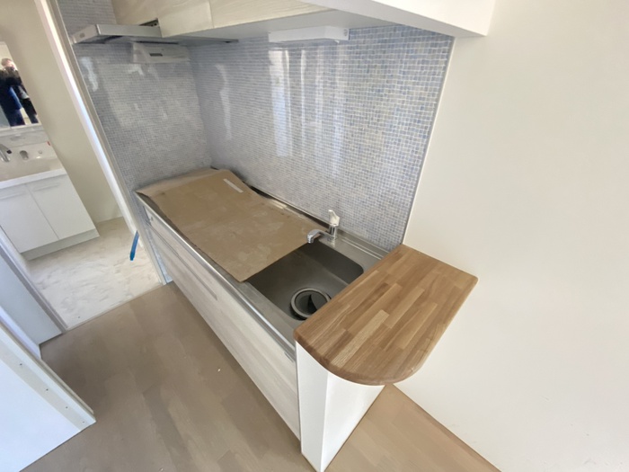 建物外観　建築中